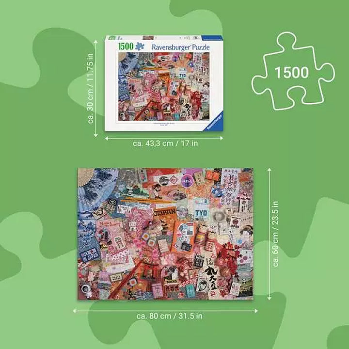 Ravensburger - Puzzle 1500p - Voyage à Tokyo