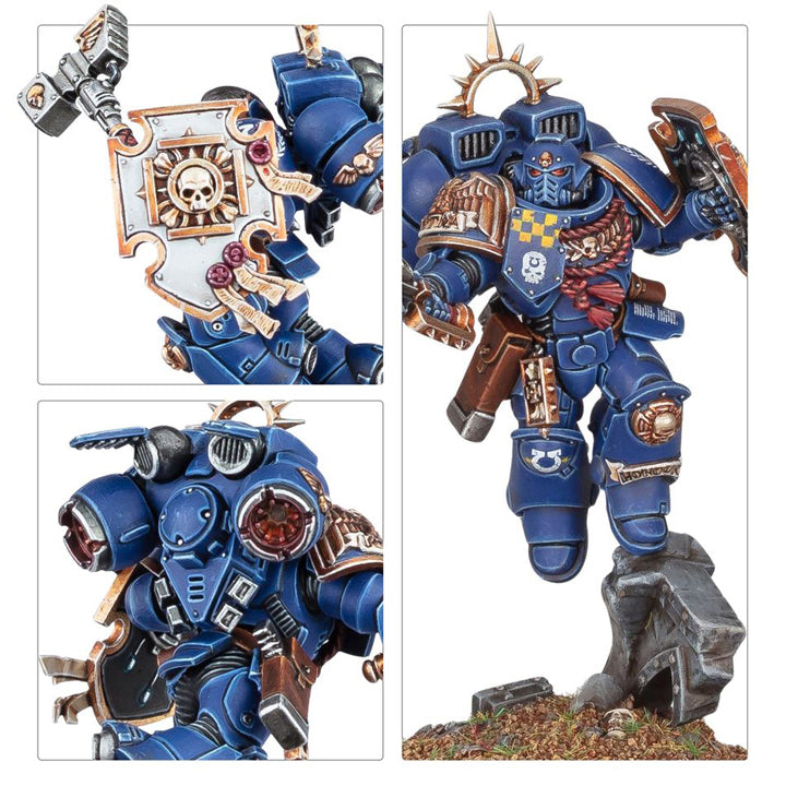 WH 40K - Space Marines - Capitaine avec réacteur dorsal et bouclier relique