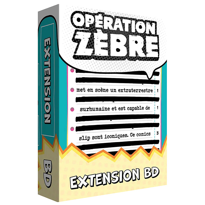 Opération zébre - Extension BD
