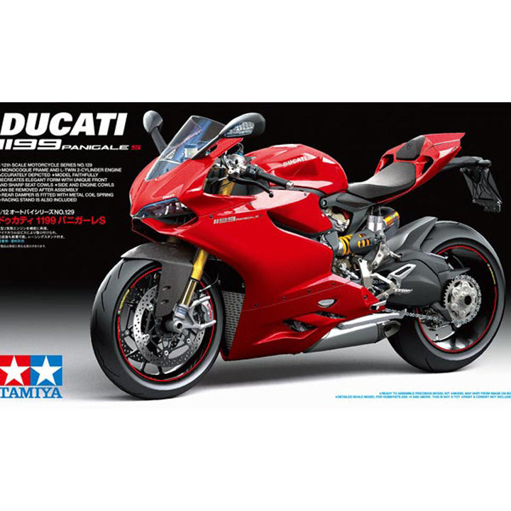Maquette de Ducati 1199 Panigale S au 1/12 Tamiya Réf 14129