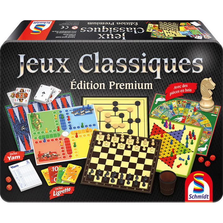 Jeux Classiques - Coffret premium boite métal