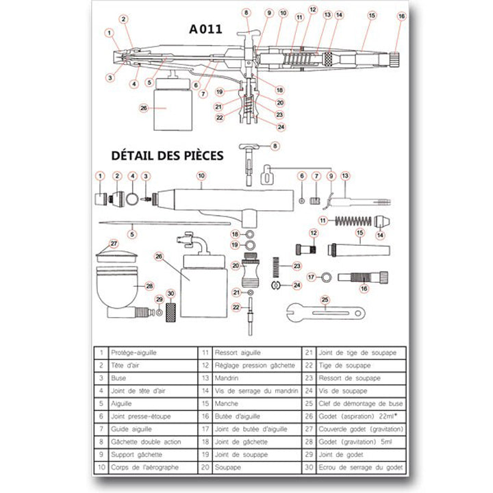 Aérographe Prince August A011