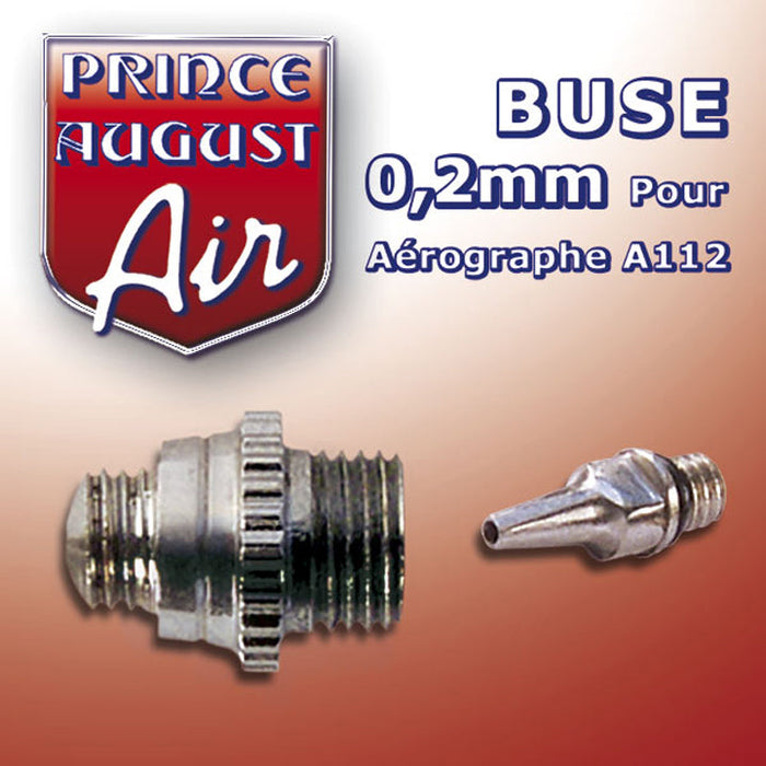 Buse 0.2mm  pour aérographe A112 - Réf AA112