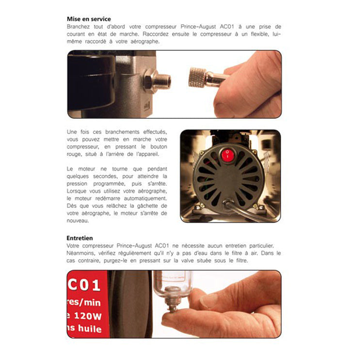 Compresseur Aérographe - Réf AC01