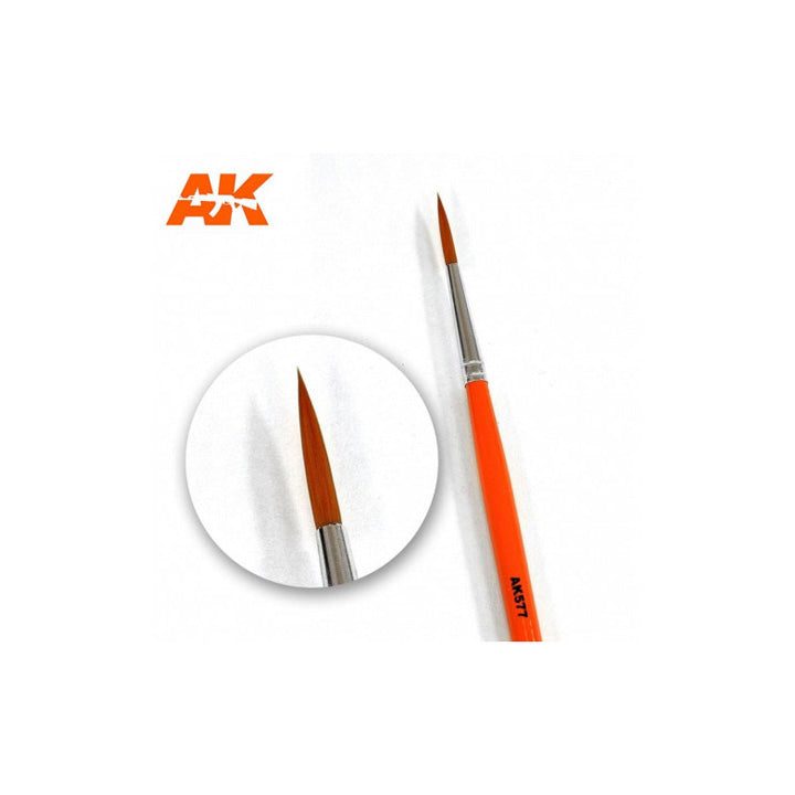 Pinceau "Weathering"  Fine Long - Réf AK577