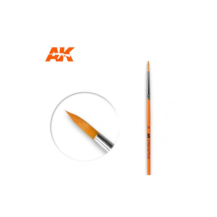 Pinceau rond T6 Synthetique - Réf AK606