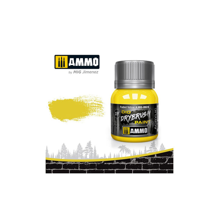 AMMO by MIG JIMENEZ - Jaune délavé   - AMIG0624