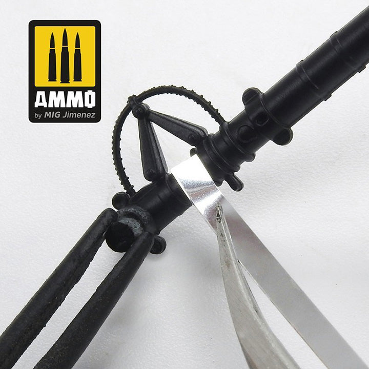 Feuilles adhésives Chrome 280x195mm (5 pces) - Réf AMIG8248