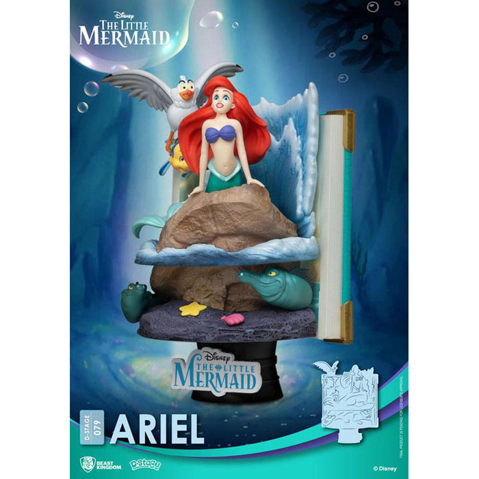 Disney Diorama PVC D-Stage Story Book Series Ariel 15 cm
