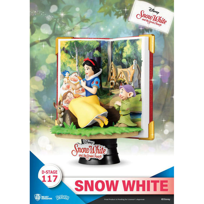 Disney Diorama PVC D-Stage Story Book Series Blanche Neige 15 cm