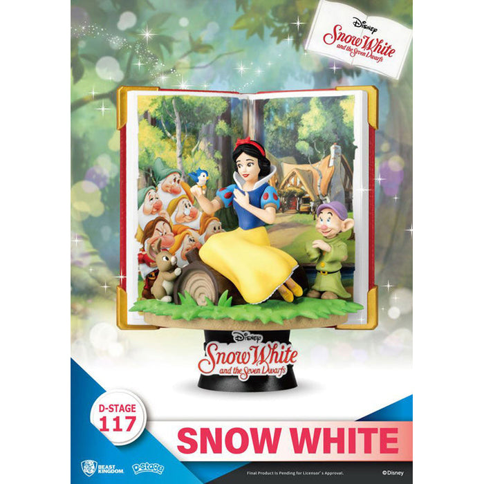 Disney Diorama PVC D-Stage Story Book Series Blanche Neige 15 cm