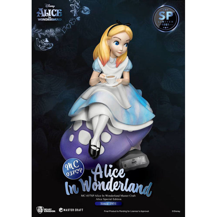 Alice au pays des merveilles statuette master craft Special Edition 36 cm