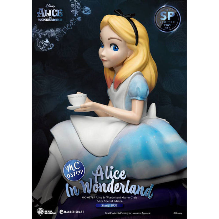 Alice au pays des merveilles statuette master craft Special Edition 36 cm
