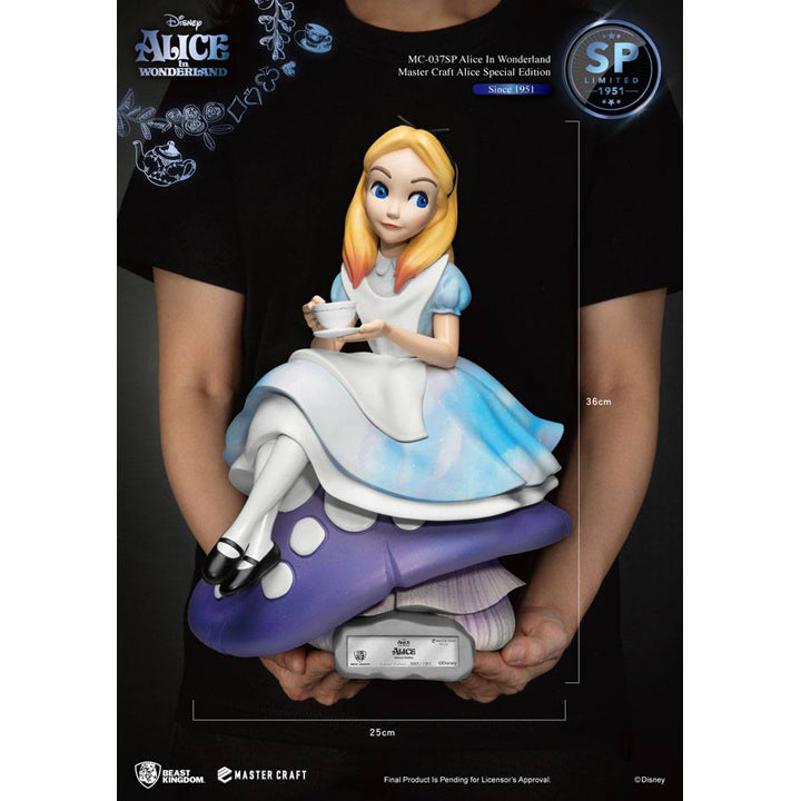 Alice au pays des merveilles statuette master craft Special Edition 36 cm