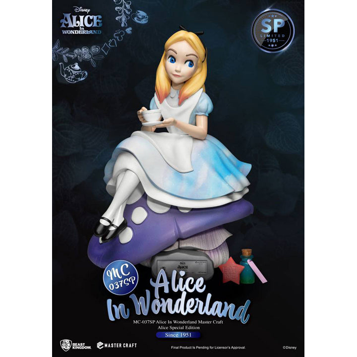 Alice au pays des merveilles statuette master craft Special Edition 36 cm