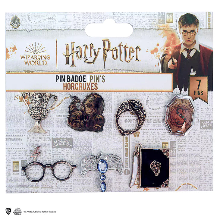 PACK DE 7 PIN S HORCRUXES - HARRY POTTER