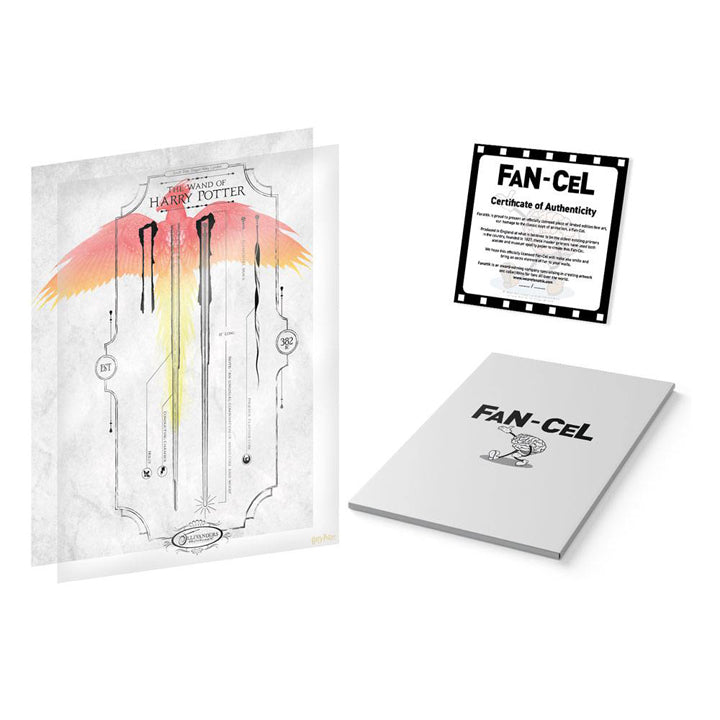 Harry Potter Lithographie Limited Edition Fan-Cel 36 x 28 Cm
