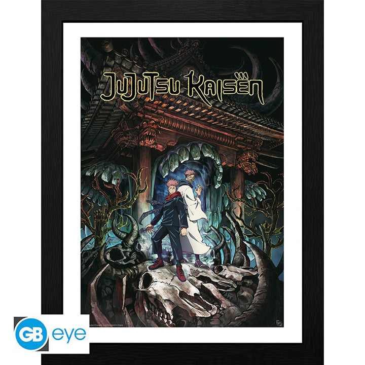 JUJUTSU KAISEN - Tirage encadré "Itadori & Sukuna" (30x40)