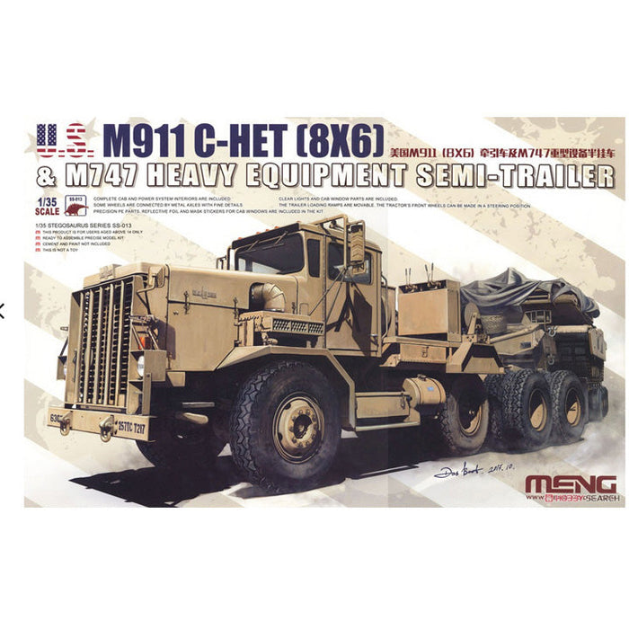 US M911 C-HET & M747 Semi Trailer - 1/35  - Réf SS013