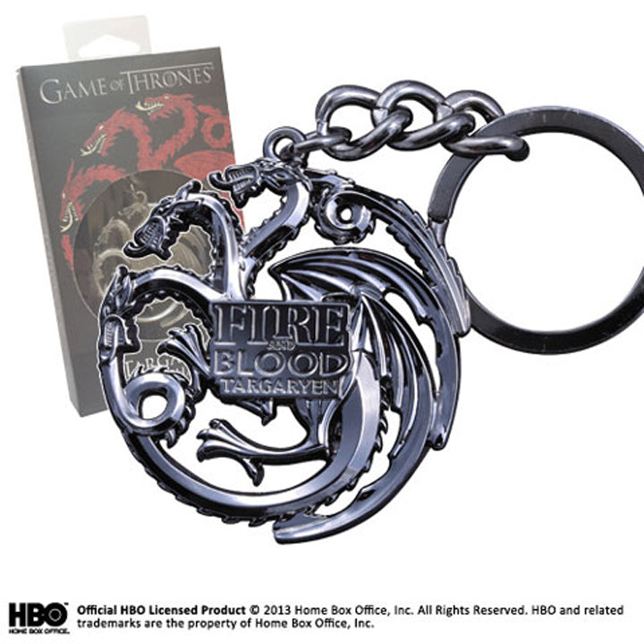 GOT - TARGARYEN PORTE-CLES (GRIS ACIER)