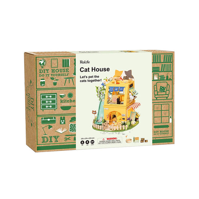 Robotime - La maison des chats DIY