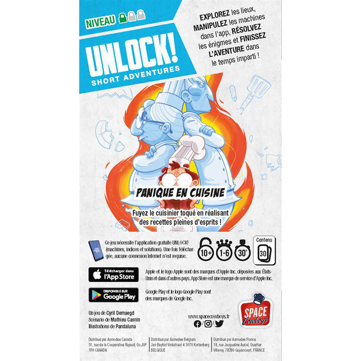 Unlock ! Short Adventure - Panique en Cuisine