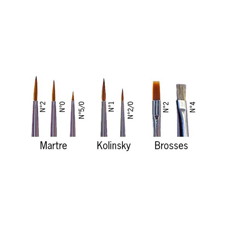 Set de 7 pinceaux - Réf SP2