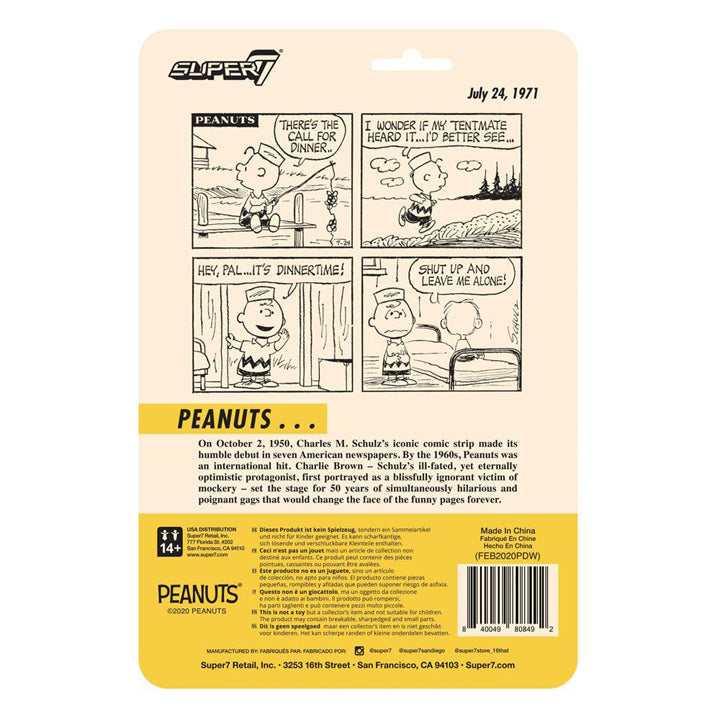 Peanuts Wave 3 figurine ReAction Camp Charlie Brown 10 cm