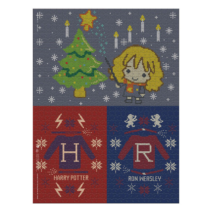 Harry Potter - Puzzle Christmas Jumper 2 - Christmas in the Wizarding World  (1000 pcs)